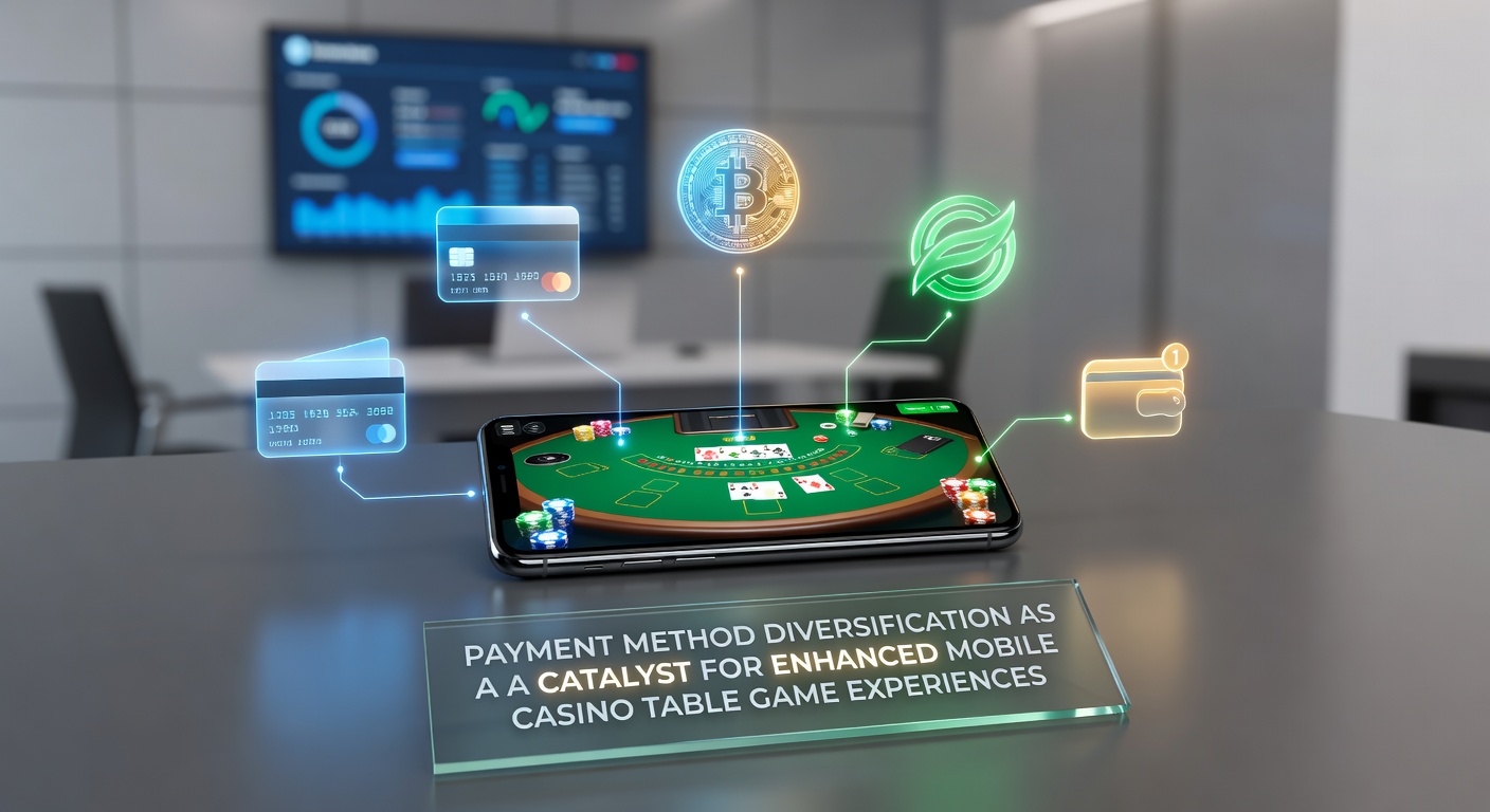 Mobile Casino-Tischspiele mit integrierten Zahlungsoptionen
